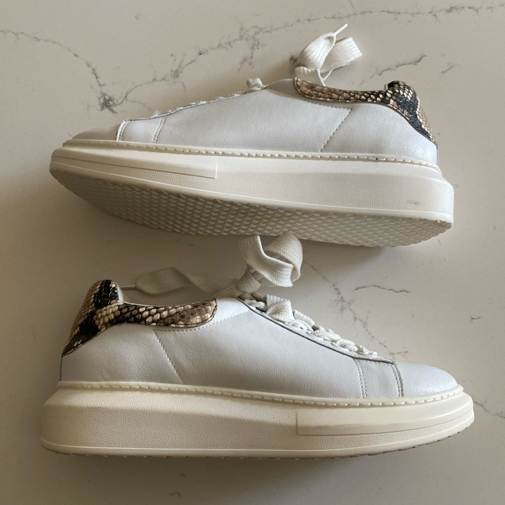 Steven by Steve Madden white shoes